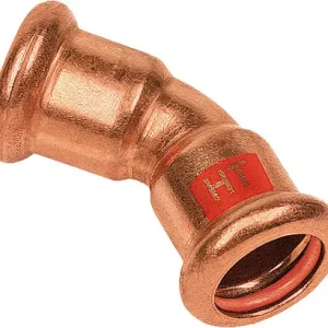 Nieuw Model Bonfix Pressfitting roodkoper SOLAR Bocht 45° - 28 x 28 - 2 x press - (m-profiel)