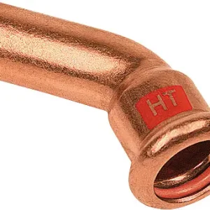 Nieuw Bonfix Pressfitting roodkoper SOLAR Insteekbocht 45° - 64 x 64 - insteek x press - (m-profiel)
