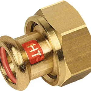 Must-Have Bonfix Pressfitting roodkoper SOLAR Wartelkoppeling 1-1/2" x 22 - met vlakke dichting - press x binnendraad - (m-profiel)