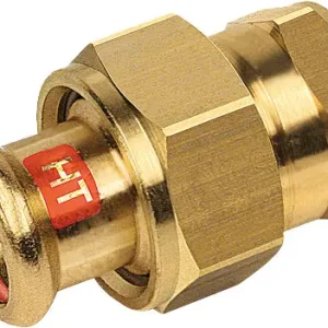 Plaats Bestelling Bonfix Pressfitting roodkoper SOLAR 3-delige koppeling 3/4 x 18 - met vlakke dichting - lange binnendraad x press - (m-profiel)