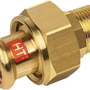 Op = Op Bonfix Pressfitting roodkoper SOLAR 3-delige koppeling 1 x 28 - met vlakke dichting - conische buitendraad x press - (m-profiel)