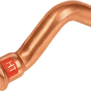 Betaalbaar Bonfix Pressfitting roodkoper SOLAR Passeerbocht Ø15 x 15 - insteek x press - (m-profiel)