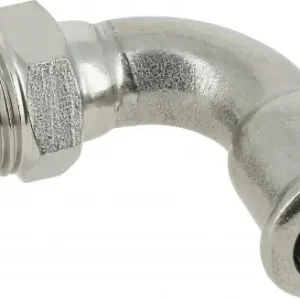 Populair Bonfix Pressfitting RVS 316L Bocht 90° 1/2 x 18 - conische buitendraad (R) x press - (m-profiel)