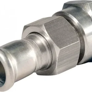 Nieuw Model Bonfix Pressfitting RVS 316L 3-delige koppeling - vlakdichtend 3/4 x 18 - binnendraad (Rp) x press - (m-profiel) - 205115