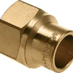 Topkwaliteit Bonfix Messing soldeerfitting Schroefbus 1-1/2" x 42 - binnendraad x capillair - 85250