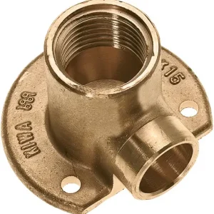 Nieuwe Collectie Bonfix Messing soldeerfitting Muurplaat - laag 3/4 x 22 - binnendraad x capillair