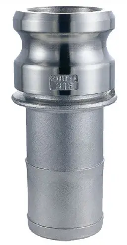 Camlock Mannelijk met Slangtule - Type E - RVS-316 - Slangtule 25 mm - DN 25 - E100 Aanbieding