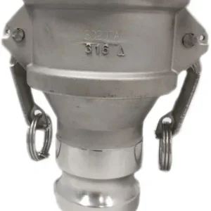 Korting Camlock koppeling - Mannelijk x Vrouwelijk - DN50 x DN80 - RVS 316