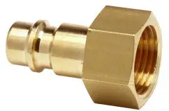 Euroline - Insteeknippel voor snelkoppeling - Binnendraad - 3/8" - messing Express Levering