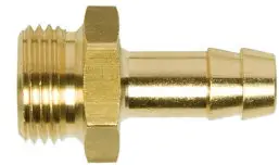 Uitverkoop Euroline - Slangtule - Buitendraad - 9mm x 1/4" - messing