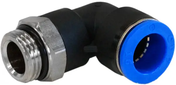 Alleen Vandaag Knie steelnippele Inschroef Koppeling Insteek Draaibaar O-ring 4 x G1/8" (PL 04G01)