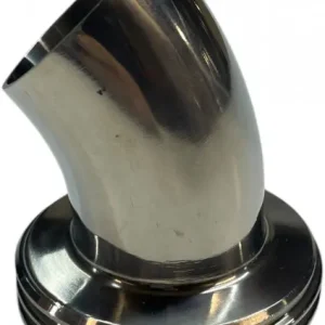 Voordeelprijs Melkkoppeling - Zuivelkoppeling - DIN 11851 - Koppelbocht 45° - Draadstuk x laseinde - DN25 x 29mm - RVS 316