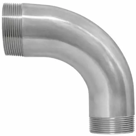 Beste Prijs Melkkoppeling - Zuivelkoppeling - DIN 11851 - Koppelbocht 90° - Buitendraad x Buitendraad BSPP vlakdichtend - 2" x 2" - RVS 316