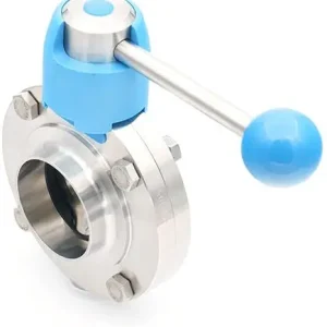 Actieprijs Melkkoppeling - Zuivelkoppeling - DIN 11851 - Vlinderklep - Draadstuk x Puntstuk - 1" - RVS 316 - Afdichting Viton