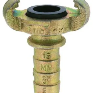 Lüdecke klauwkoppeling SKB met slangtule & borgrand - SKB 15 - 5/8" (16 mm) Modern