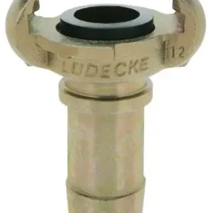 Lüdecke klauwkoppeling SKB-P met slangtule & borgrand t.b.v. pershulsmontage - SKB 19 P - 3/4" (19 mm) Goedkoop