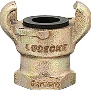 Lüdecke klauwkoppeling KIA met NPT binnendraad - KIA 38 - 3/8" (DN10) Direct Beschikbaar