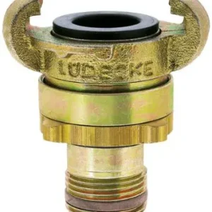 Lüdecke klauwkoppeling SSGA met buitendraad - SSGA 34 - 3/4" (DN19) Garantie Inbegrepen