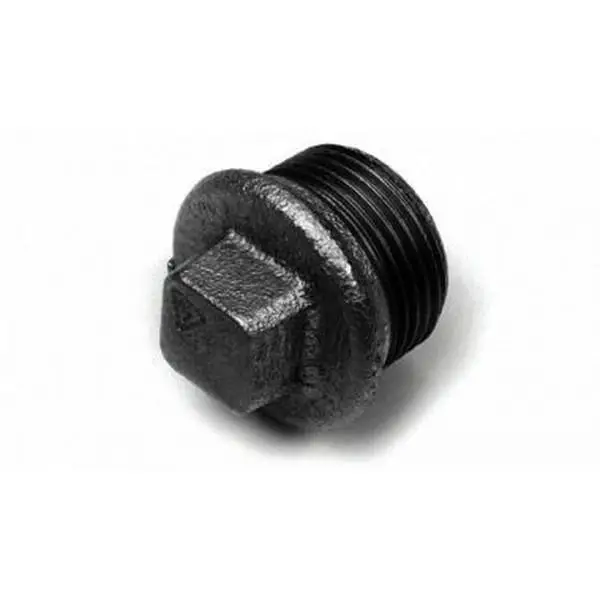 Vierkante Plug Nr.290 Zwart 1/8” Gereduceerde Prijs