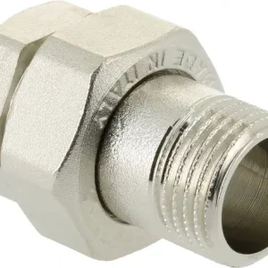 Bonfix 3-delige rechte koppeling - Messing 3/4 - binnendraad x buitendraad Origineel