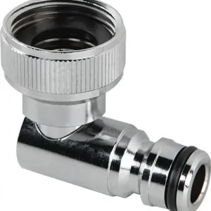 Snelle Levering Kraan adapter naar Gardena - Haaks - 3/4" Verchroomd