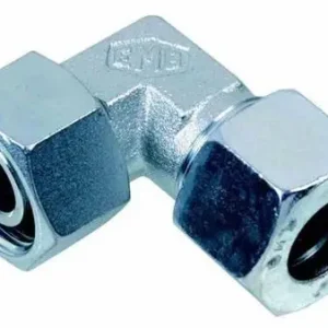 Wereldwijde Verzending Snijringkoppelingen - 45gr & 90gr Koppelingen - Instelbare Kniekoppelingen - DKO -Inclusief Moer en Snijring - EW-O 25 S