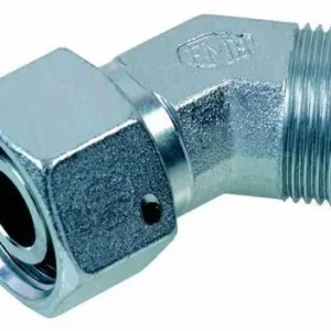 Weekendaanbieding Snijringkoppelingen - 45gr & 90gr Koppelingen - 45gr Instelbare Kniekoppeling - Inclusief Moer en Snijring - 45gr EWF-O 28 L