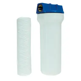 In De Mode Waterfilter 9" - Wit - Inclusief 20 micron(mu) touwpatroon