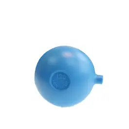 Populair Kunststof drijver met draadbevestiging - Polyethyleen - Blauw - Ø120mm