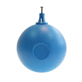 Laatste Versie Kunststof drijver met klembevestiging - Polyethyleen - Blauw - Ø220mm