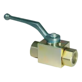 Uitverkoop Kogelkraan 3/8" binnendraad - Staal verzinkt - Geschikt voor Hydrauliek