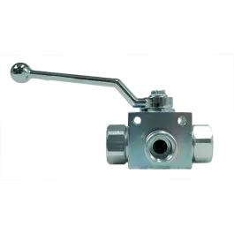 Kogelkraan 3/8'' binnendraad - 3-weg - RVS316 - L-boring In De Mode