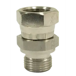 Verloopnippel - RVS - 1/2" bu x 3/8" Wartel - BSP Garantie Inbegrepen