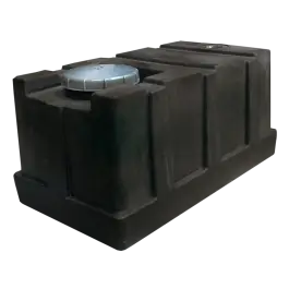 Nu Kopen Watertank - 275 liter - Kunststof zwart - 2 Deksels