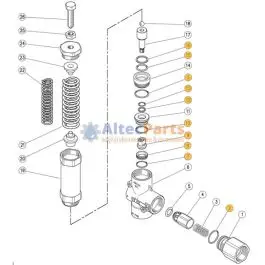 VRP450/200-300 - Reparatieset voor drukregelaar - 10-delig Koop Online