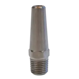 Populair Verlengde RVS nozzle 00.200 met stabilisator voor A80 - 1/4"NPT