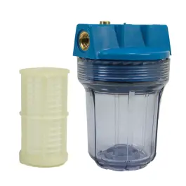 Waterfilter 5" - Transparant - Inclusief 60 micron(Mu) gaaspatroon Snelle Levering