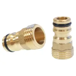 Kraanaansluiting messing met buitendraad Snelle Levering