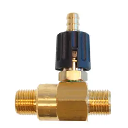 Chemie injector met knop - Messing Handgemaakt