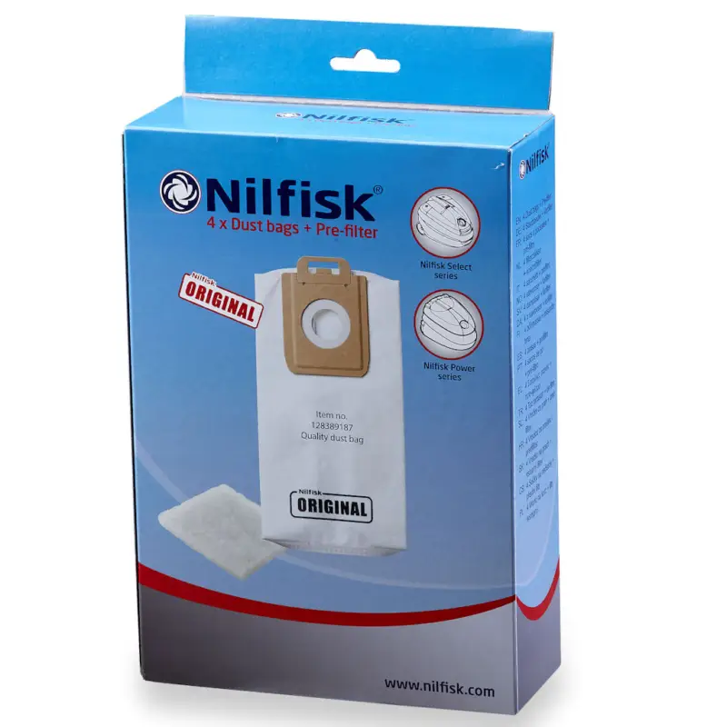 Nilfisk Power en Select Stofzakken Nieuwe Collectie
