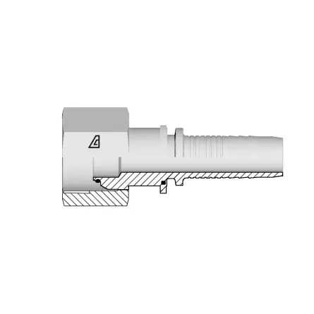 Betrouwbaar Alfagomma Slangpilaar BSPP Wartel + O-Ring DN13 - 5/8"