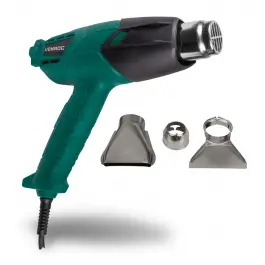 Shop Nu Heteluchtpistool 2000W - 3 temperatuurstanden | Incl. 3 mondstukken