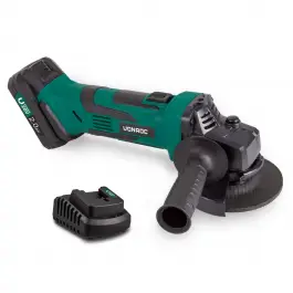 Garantie Inbegrepen Accu haakse slijper 20V - 115mm - 2.0Ah | Incl. accu en snellader