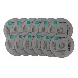 Ambachtelijk Doorslijpschijven - 125mm | 12 st - Metal en RVS - Universeel