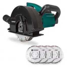 Hete Deal Sleuvenfrees 1700W - 150mm | Incl.6 sleuvenfrees schijven