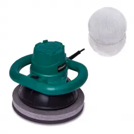Excentrische polijstmachine 120W – 240mm – Incl. 2 polijsthoezen Gereduceerde Prijs