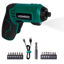 Merkproduct Accu schroefmachine 4V | Incl. 14-delige bitset