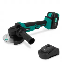 Finale Uitverkoop Accu Haakse Slijper - 20V - Ø 125mm | Incl. 4.0Ah Accu en snellader