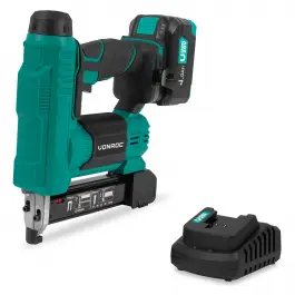 Nu Kopen Accu tacker 20V –4.0Ah - Incl. spijkers en nieten | Incl. accu en snellader