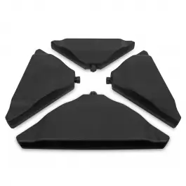 Premium Parasoltegels – Driehoekig - Vulbaar | 4 st. Finale Uitverkoop